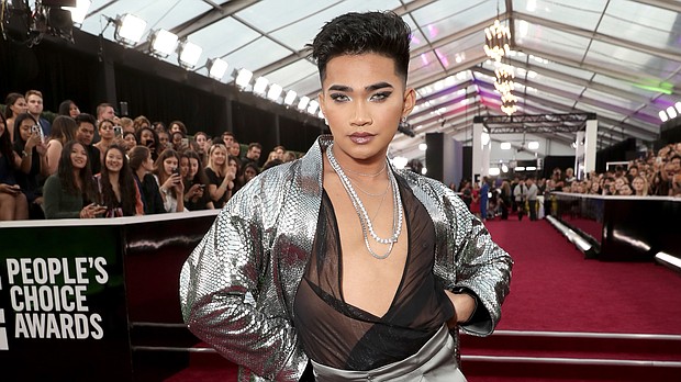 Bretman Rock has donned Playboy's famed bunny ears and become the first out gay man to star on its cover. Rock is show here at the 2019 E! People's Choice Awards held at the Barker Hangar on November 10, 2019.
Mandatory Credit:	Todd Williamson/E! Entertainment/NBCU Photo Bank/Getty Images