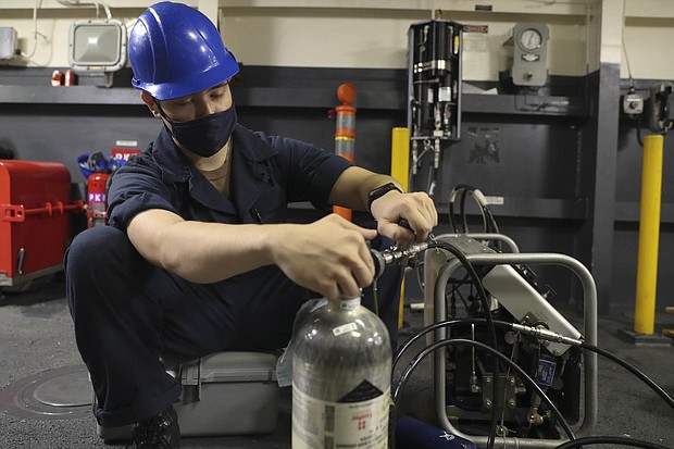 Operations Specialist Seaman Gilberto Pequeno,