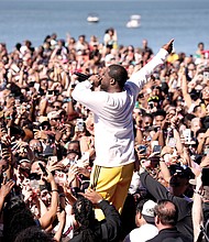 A$AP Ferg performs onstage at “Something in the Water” festival in April 2019 in Virginia Beach.