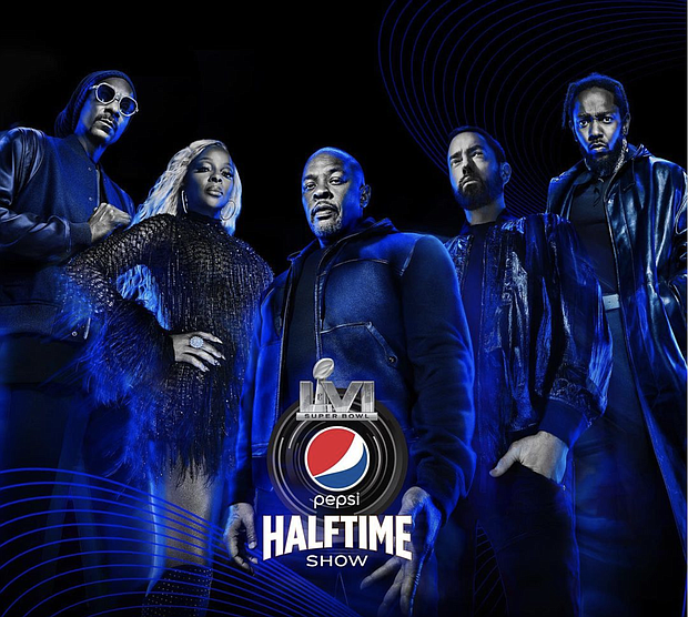 Dr. Dre, Snoop Dogg, Eminem, Mary J. Blige and Kendrick Lamar will perform at next year’s halftime show