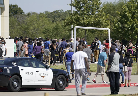 An 18-year-old student opened fire during a fight at his Dallas-area high school on Wednesday, injuring four people and then …