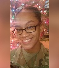 Pfc. Jennifer Sewell has been found safe after being reported missing on October 7, 2021, a statement from Fort Hood said.
Mandatory Credit:	Fort Hood Press Center
