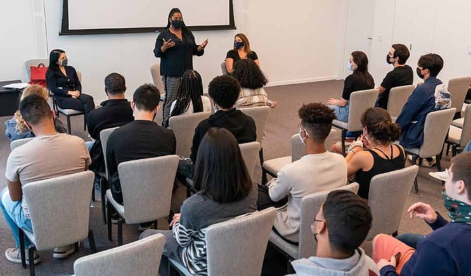 University of Chicago hosted its annual Engage Chicago, part of its orientation week events for first year students. The daylong event allows students to interact with community leaders. Photos provided by University of Chicago Office of Civic Engagement