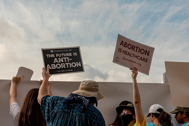 Texas' six-week abortion ban is likely to stay in force at least for a few more days, if not longer, with a federal appeals court signaling Tuesday that the end of the week would be the earliest it would take its next big step in the ongoing litigation.
Mandatory Credit:	Sarah Karlan/Bloomberg/Getty Images