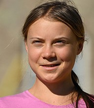 Greta Thunberg pulled a classic internet prank on the concert audience.
Mandatory Credit:	INA FASSBENDER/AFP via Getty Images