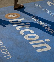 Bitcoin is now trading above $60,000 — not far off the all-time high of more than $64,800 achieved in April.
Mandatory Credit:	Eva Marie Uzcategui/Bloomberg/Getty Images