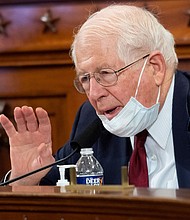 Democratic Rep. David Price of North Carolina announced on Monday that he will not seek reelection in 2022.. Price is shown here speaking during a House Appropriations Committee markup in 2020.
Mandatory Credit:	Caroline Brehman/CQ-Roll Call/Getty Images