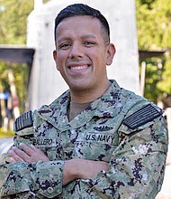 Petty Officer 1st Class Roel Caballero