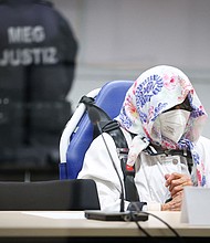 The trial of 96-year old Nazi concentration camp secretary Irmgard Furchner, started October 19, having being postponed from September 30 when Furchner, seen here in Itzehoe, Germany, absconded for several hours before being caught.
Mandatory Credit:	Christian Charisius/Pool/AFP/Getty Images
