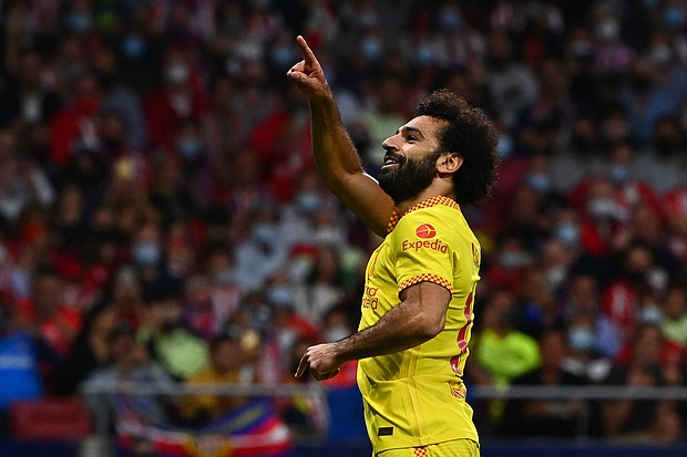 Liverpool narrowly edged past 10-man Atletico Madrid in an all-time classic Champions League encounter, as the two sides shared five goals in the Spanish capital.
Mandatory Credit:	GABRIEL BOUYS/AFP/AFP via Getty Images