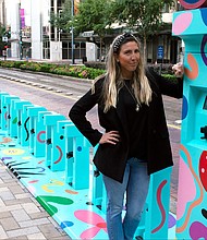 Shelbi Nicole BCycle Art Station at GreenStreet