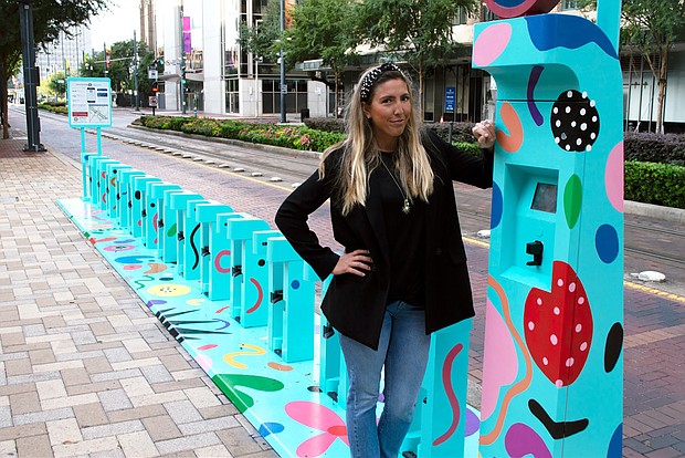 Shelbi Nicole BCycle Art Station at GreenStreet