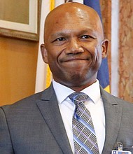 Ross Wilburn, the Iowa Democratic Party chairman, says he received racist threats in the days after he published an op-ed in the Des Moines Register that was critical of former President Donald Trump and Republicans who have aligned themselves with him.
Mandatory Credit:	Bryon Houlgrave/The Register/USA Today Network/FILE