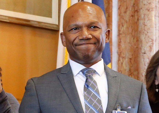 Ross Wilburn, the Iowa Democratic Party chairman, says he received racist threats in the days after he published an op-ed in the Des Moines Register that was critical of former President Donald Trump and Republicans who have aligned themselves with him.
Mandatory Credit:	Bryon Houlgrave/The Register/USA Today Network/FILE