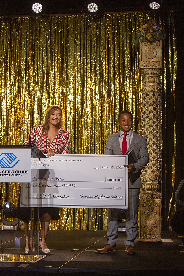 Michelle Young and Robert Ellis, Julius Young Youth of the Year