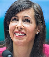 The Biden administration on Tuesday announced that Kim Wyman, Washington state's Republican secretary of state, will lead the Department of Homeland Security's efforts to protect elections from domestic and foreign interference.
Mandatory Credit:	Tom Williams/CQ-Roll Call/Getty Images