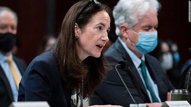 Avril Haines, the director of national intelligence, speaks before the House Intelligence Committee on Wednesday, October 27, 2021, in Washington D.C.
Mandatory Credit:	Jacquelyn Martin/AP