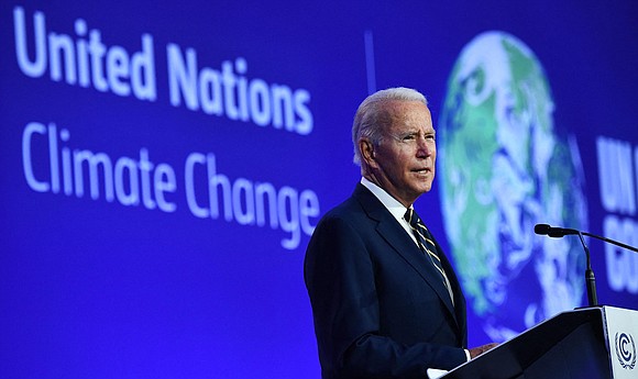 President Joe Biden issued a plea and a warning to global leaders to take forceful action on climate change when …