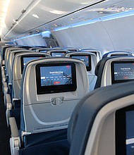 Peloton is partnering with Delta Air Lines to bring some of its classes to the airline's in-flight entertainment systems.
Mandatory Credit:	Delta Airlines