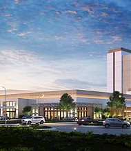 A rendering of the proposed Casino in the Village of Matteson. The Village is one of two finalists for the South Suburban casino license. Rendering provided by STH Media Sean Howard