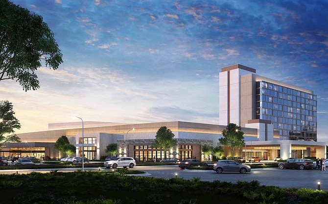 A rendering of the proposed Casino in the Village of Matteson. The Village is one of two finalists for the South Suburban casino license. Rendering provided by STH Media Sean Howard
