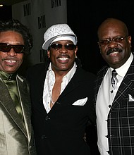 Ronnie Wilson (right), founding member of R&B group The Gap Band, has died at the age of 73.
Mandatory Credit:	Alexander Tamargo/Getty Images