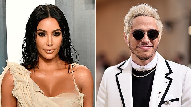 Chrissy Teigen says she has no idea if Kim Kardashian (left) and Pete Davidson are a couple, but she still has some thoughts about it.
Mandatory Credit:	Getty Images