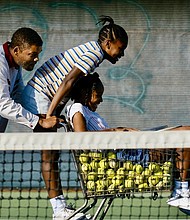 WILL SMITH, DEMI SINGLETON and SANIYYA SIDNEY in KING RICHARD