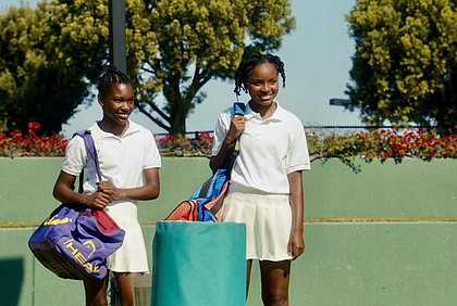 DEMI SINGLETON and SANIYYA SIDNEY co-star in KING RICHARD