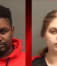 Timothy Goldman and Brianna Franklin have each been charged with four counts of aggravated child endangerment.
Mandatory Credit:	Metro Nashville Police Department via WSMV