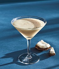 Coconut Eggnog Martini: