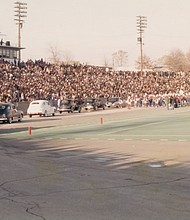 Huge crowds packed City Stadium for the annual matchup between Armstrong and Maggie L. Walker high schools on the Saturday after Thanksgiving.