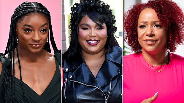 The November/December Essence magazine features Simone Biles, Lizzo and Nikole Hannah-Jones on three different cover editions, and each woman discussed in the issue how they prioritize their mental health.
Mandatory Credit: Getty Images/AP