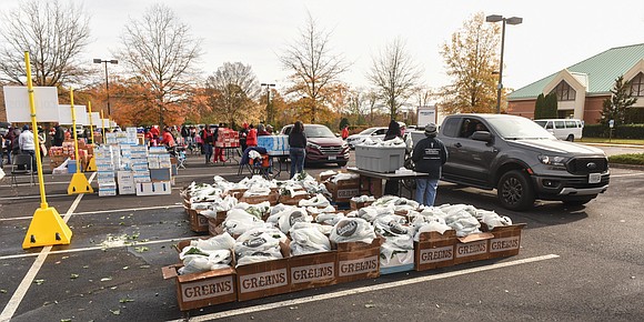Richmond area organizations are spreading the bounty of Thanksgiving food with individuals and families in need during this season.