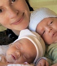 Julia Roberts, celebrated Hazel and Phinnaeus Moder birthday on her verified Instagram with a photo of the twins being held when they were babies.
Mandatory Credit:	Julia Roberts/Instagram