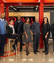 Members of Bally’s Chicago construction management team the Chicago Community Builder’s Collective (CCBC) – a partnership between nine dynamic Chicago firms (left to right): Larry Huggins of Riteway-Huggins Construction; Shon Harris of LiveWire, Inc.; Rozie Makhani of SQN Associates, LLC; Jimmy Akintonde of UJAMAA Construction; Kelly Powers Baria of Powers & Sons; Ernest Brown of Brown & Momen, Inc.; Melanie Jefferies of Millhouse, Inc.; Karrie Kratz of Gilbane Building Company; and Miguel d’Escoto of d’Escoto, Inc. Photo Credit: Bally’s Corporation / Chicago Community Builder’s Collective