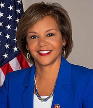Congresswomen Robin Kelly highlighted key investments from the Build Back Better Act that will benefit Illinois residents and constituents in the 2nd Congressional District. Photo provided by Congresswoman Robin Kelly