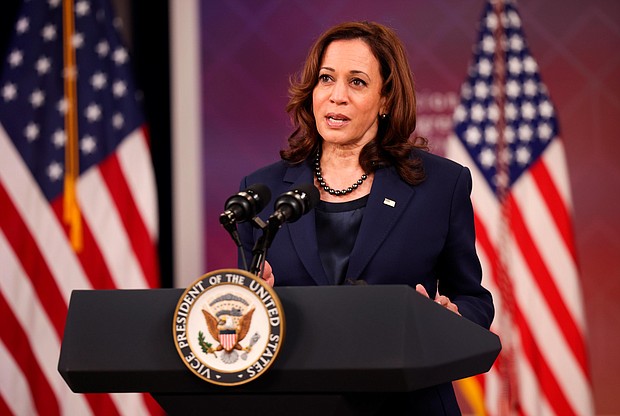 Vice President Kamala Harris will mark the White House's first ever Maternal Health Day of Action when she hosts a summit with lawmakers, Cabinet secretaries and celebrities, a White House official said.
Mandatory Credit:	Kevin Dietsch/Getty Images North America/Getty Images