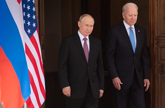 President Joe Biden and Russian President Vladimir Putin are speaking over a secure video call on Tuesday in what is …