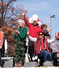 ...and Mayor Levar M. Stoney and members of City Council and others who waved to the crowd from their floats.