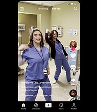 Billie Eilish twerks as a nurse in an 'SNL' sketch Saturday.
Mandatory Credit:	NBC
