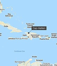 Scores of people were killed late Monday after a tanker transporting gasoline exploded in Cap-Haitien, Haiti's second largest city, according to Haiti officials.
Mandatory Credit:	Google