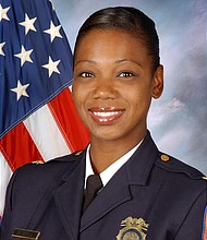 New York City will get its first female police commissioner to lead the nation's largest police department, after Mayor-elect Eric Adams picked Nassau County Chief of Detectives Keechant Sewell.
Mandatory Credit:	Nassau County Police Department