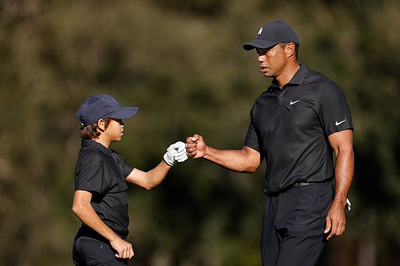 Tiger Woods and his son Charlie blazed their way to a second place finish at the PNC Championship, Woods' first …