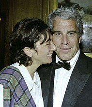 Prosecutors introduced a series of undated photos at trial showing Ghislaine Maxwell and Jeffrey Epstein together.
Mandatory Credit:	Southern District of New York