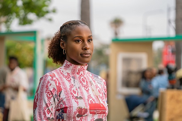 Issa Rae is seen here in the HBO series 'Insecure.'
Mandatory Credit:	Merie Wallace/HBO