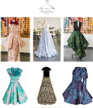 Issabeau’s current available collections, Timeless Opulence and Vintage Eclectic, retail for $1,750 - $3,250.