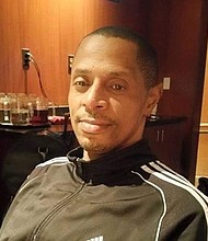 Michael Johnson, 53, has been identified as the man found shot and killed on Dec. 23 inside a tent at a homeless camp next to Farragut Park in north Portland. (Family photo courtesy of Portland Police Bureau.)