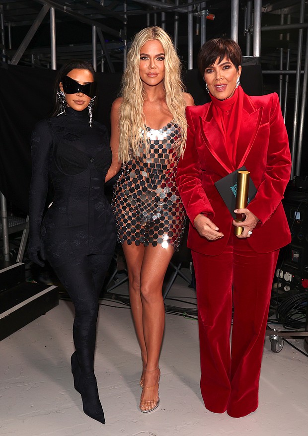 Kim Kardashian West (left), Khloé Kardashian (center) and Kris Jenner paid tribute to their former business manager, Angela Kukawski, whose death is being investigated as a homicide.
	Christopher Polk/E! Entertainmen/NBCUniversal/Getty Images