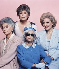 Gold Girls show director, Jay Sandrich, had worked with Betty White on "The Mary Tyler Moore Show" and thought the Blanche character was too close to White's role on it, Sue Ann Nivens, so Rue McClanahan was cast as Blanche, and White became ditzy and sweet Rose.
	NBC/NBCUniversal/NBCUniversal